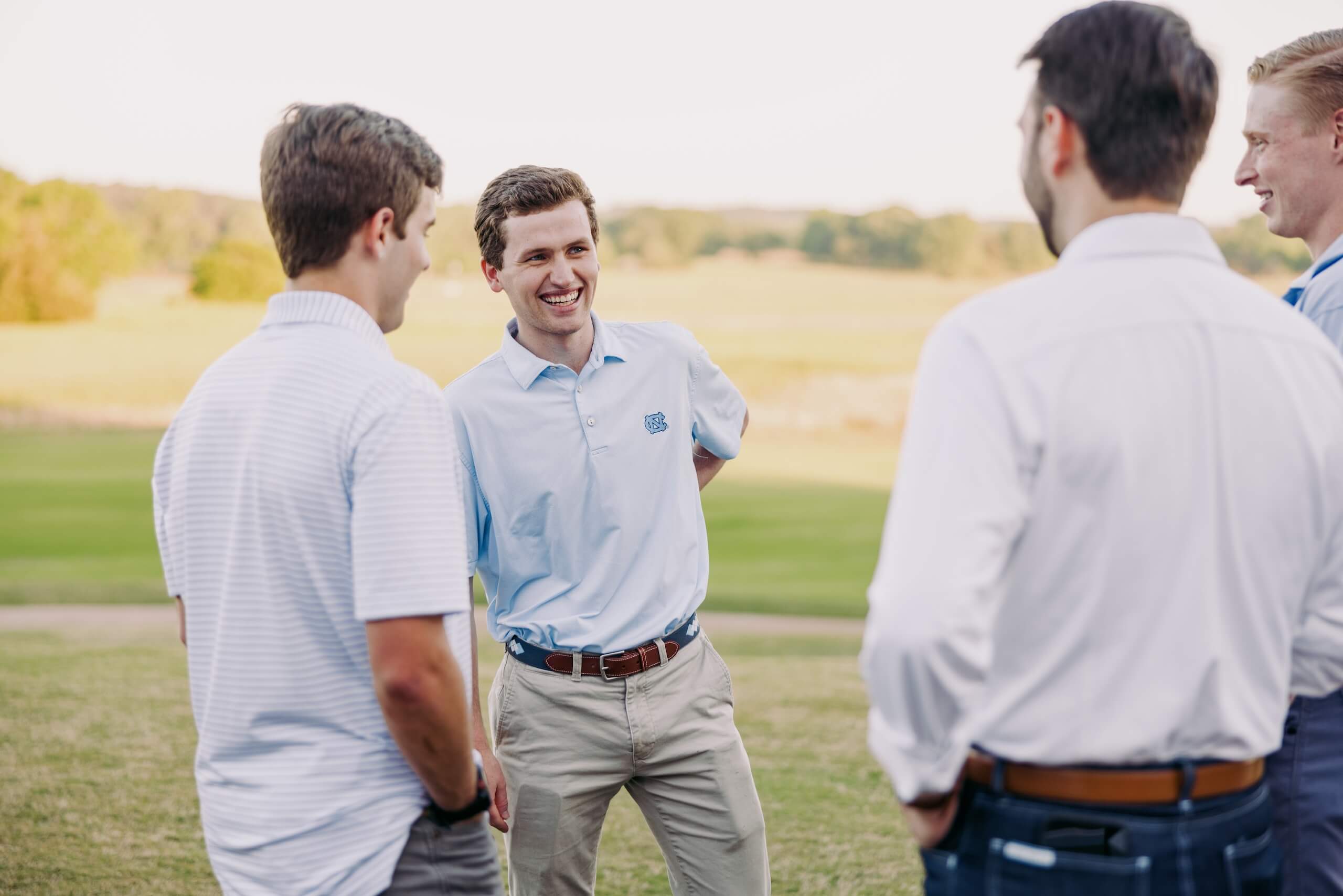 Founders group of three talking